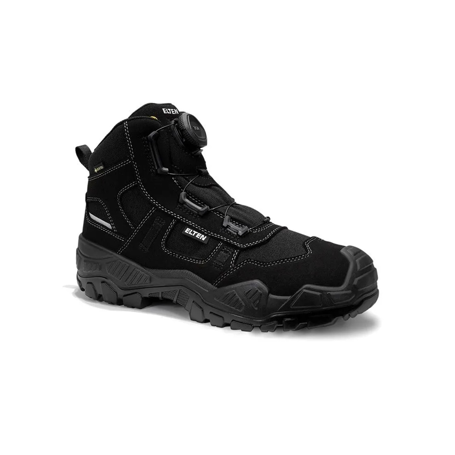 ELTEN Sicherheitsstiefel MIKE BOA GTX BLACK Mid ESD S3S WR Größe 41