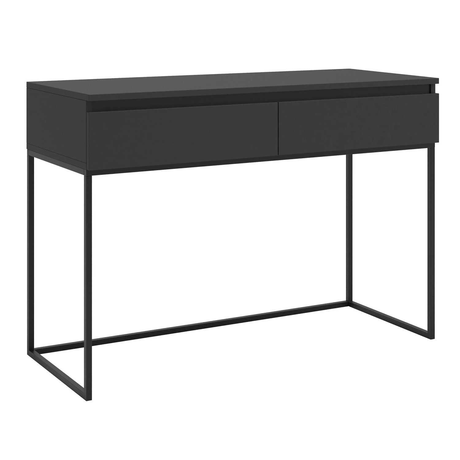 Selsey Bemmi Schminktisch mit Schubladen Schwarz mit Schwarzen Beinen günstig online kaufen