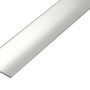 Ungleichschenkliges Winkelprofil aus Aluminium, 20x50x1000 mm, für Verbindungen und Befestigungen.