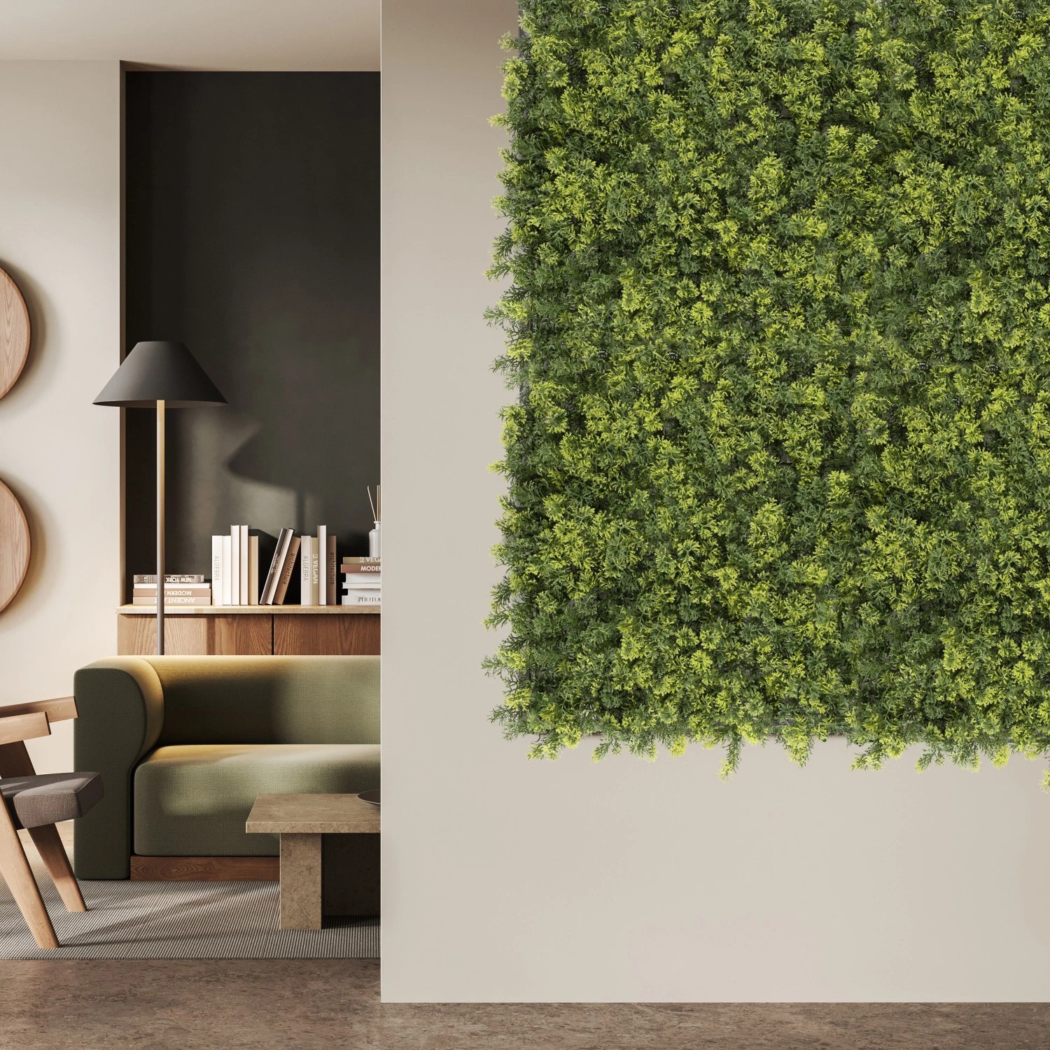 Primaflor Sichtschutz Kunsthecke Moos Grün 50 x 50 cm kaufen bei OBI
