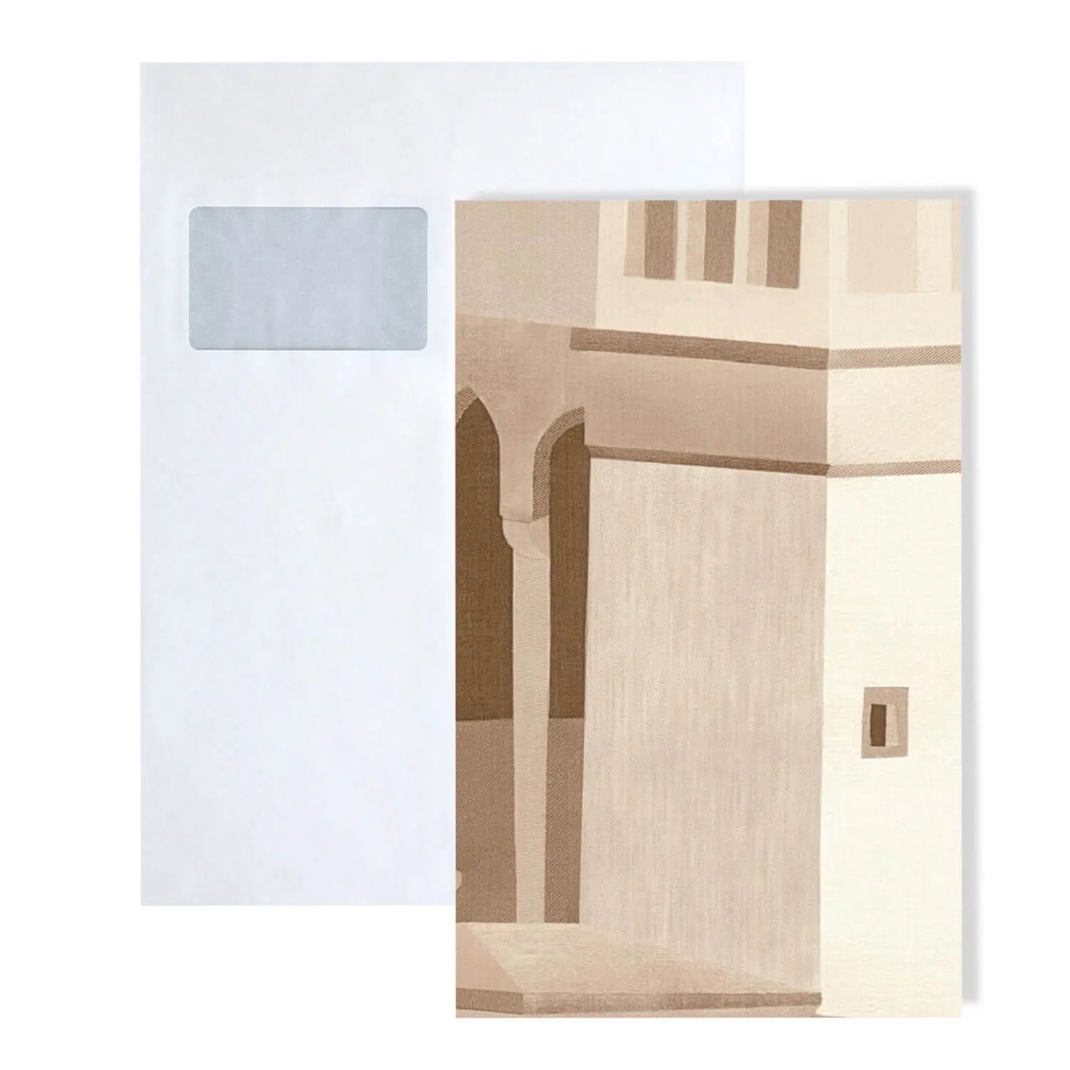 PROFHOME S-791869-GU DIN A4 Muster der Architektur-Tapete 1 Musterstück