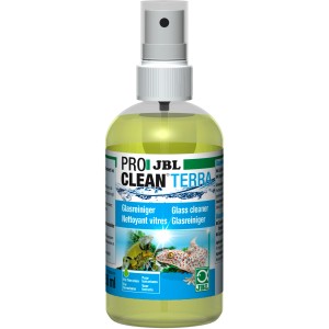 JBL ProClean Terra Glasreiniger für Terrarien, 250ml Flasche mit Sprühkopf.