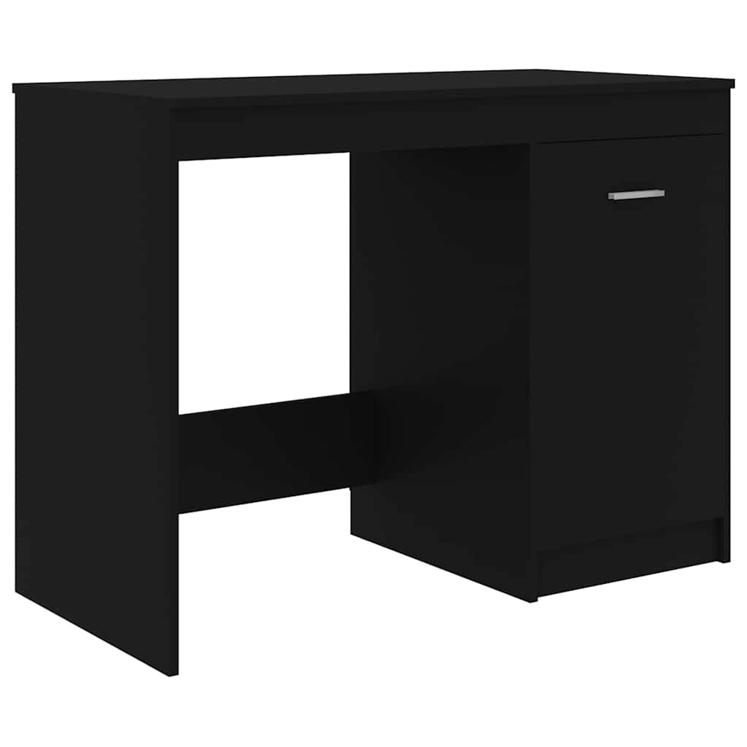 vidaXL Schreibtisch Schwarz 100x50x76 cm Holzwerkstoff 801797 günstig online kaufen