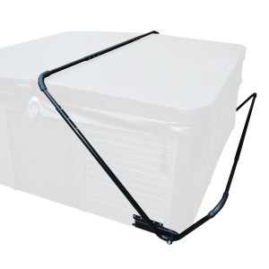 Bodenbefestigte Abdeckhilfe für Canadian Spa Whirlpools bis 240 cm Breite.