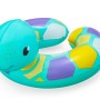 Bestway Schwimmring Floating Friends, offener Ring in Schildkrötenform, türkis mit bunten Mustern.