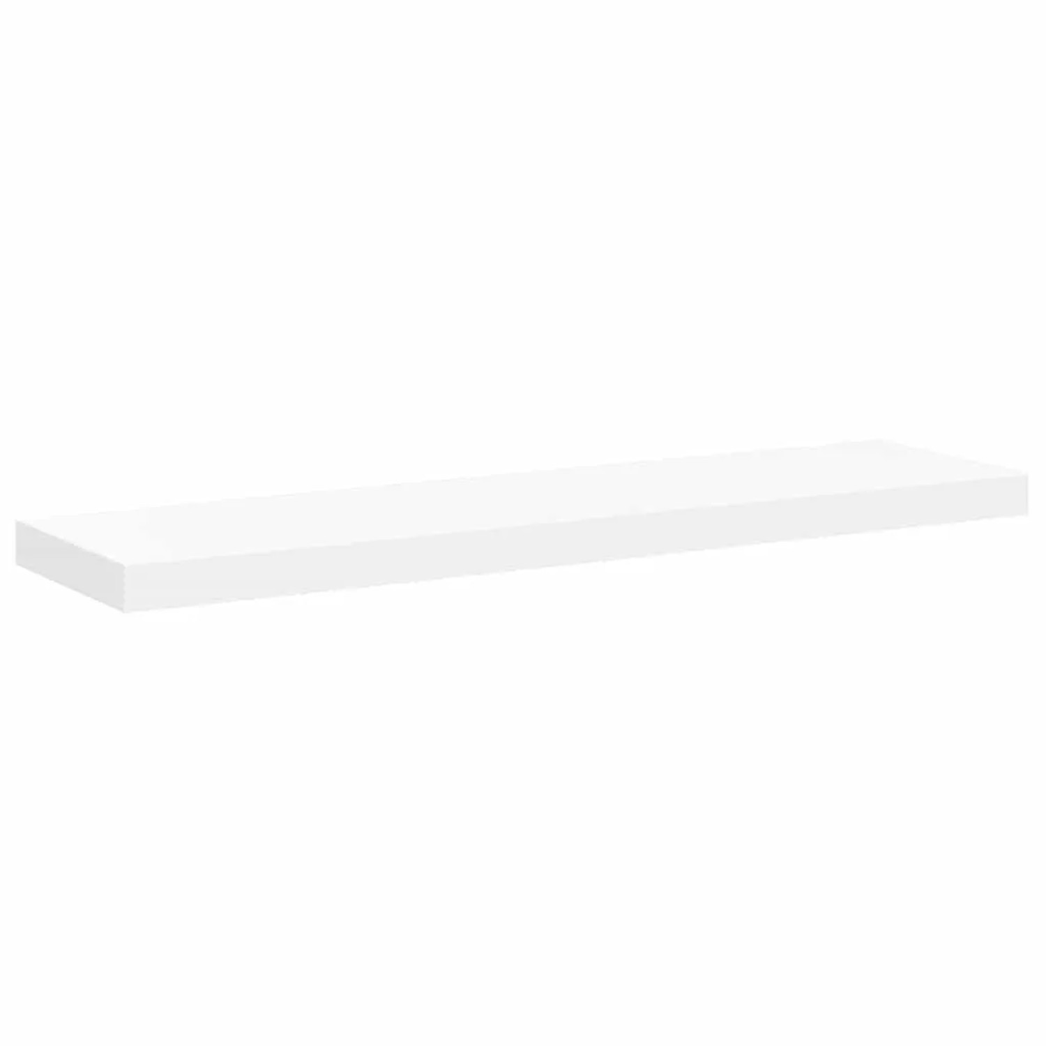 vidaXL Schweberegal Weiß 90x23,5x3,8 cm MDF 323817
