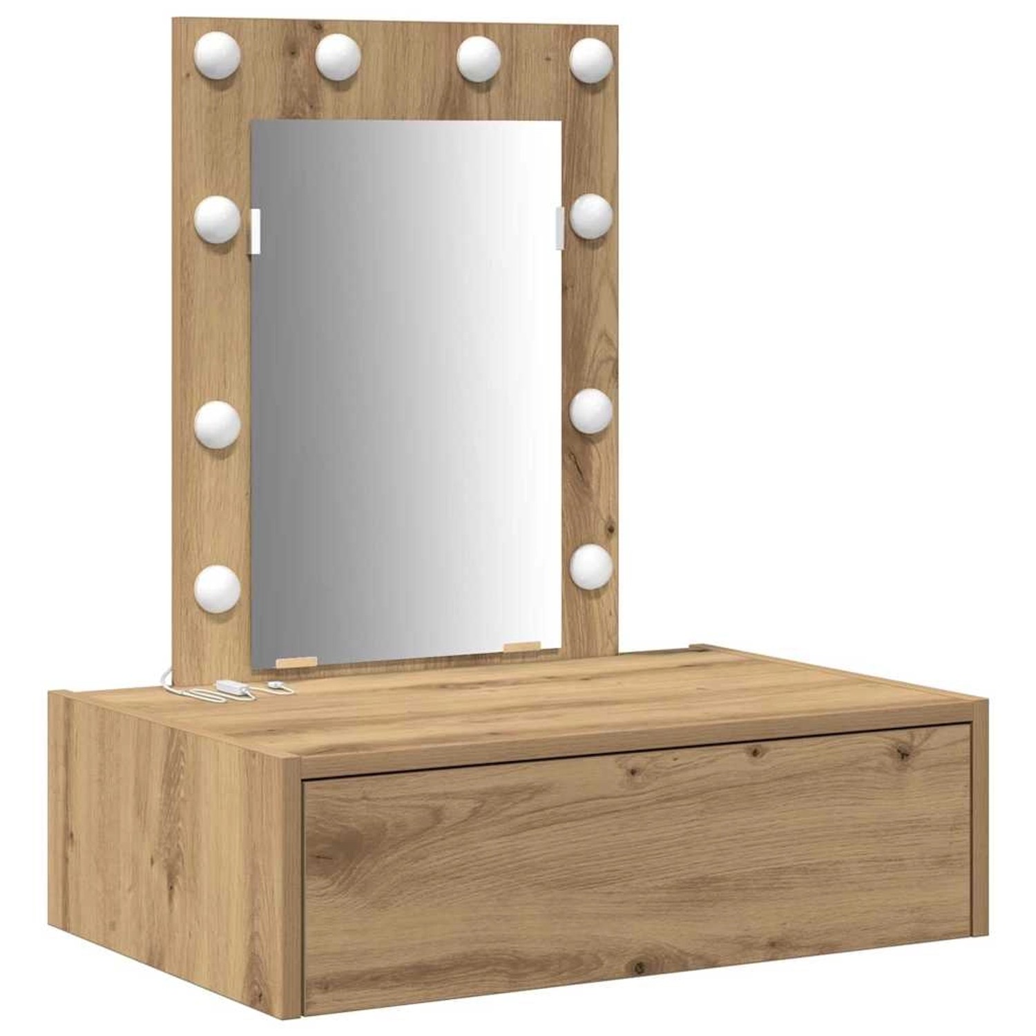 vidaXL Schminktisch mit Schubladen Braun 60 x 40 x 70 cm Holzwerkstoff 8652 günstig online kaufen