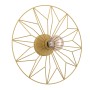Goldene Eglo Wandleuchte Castanuelo mit filigranem Drahtdesign und E27 Leuchtmittel.