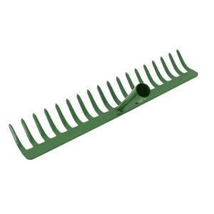 Galaflor Gartenrechen aus Stahl 18 Zinken 45 cm