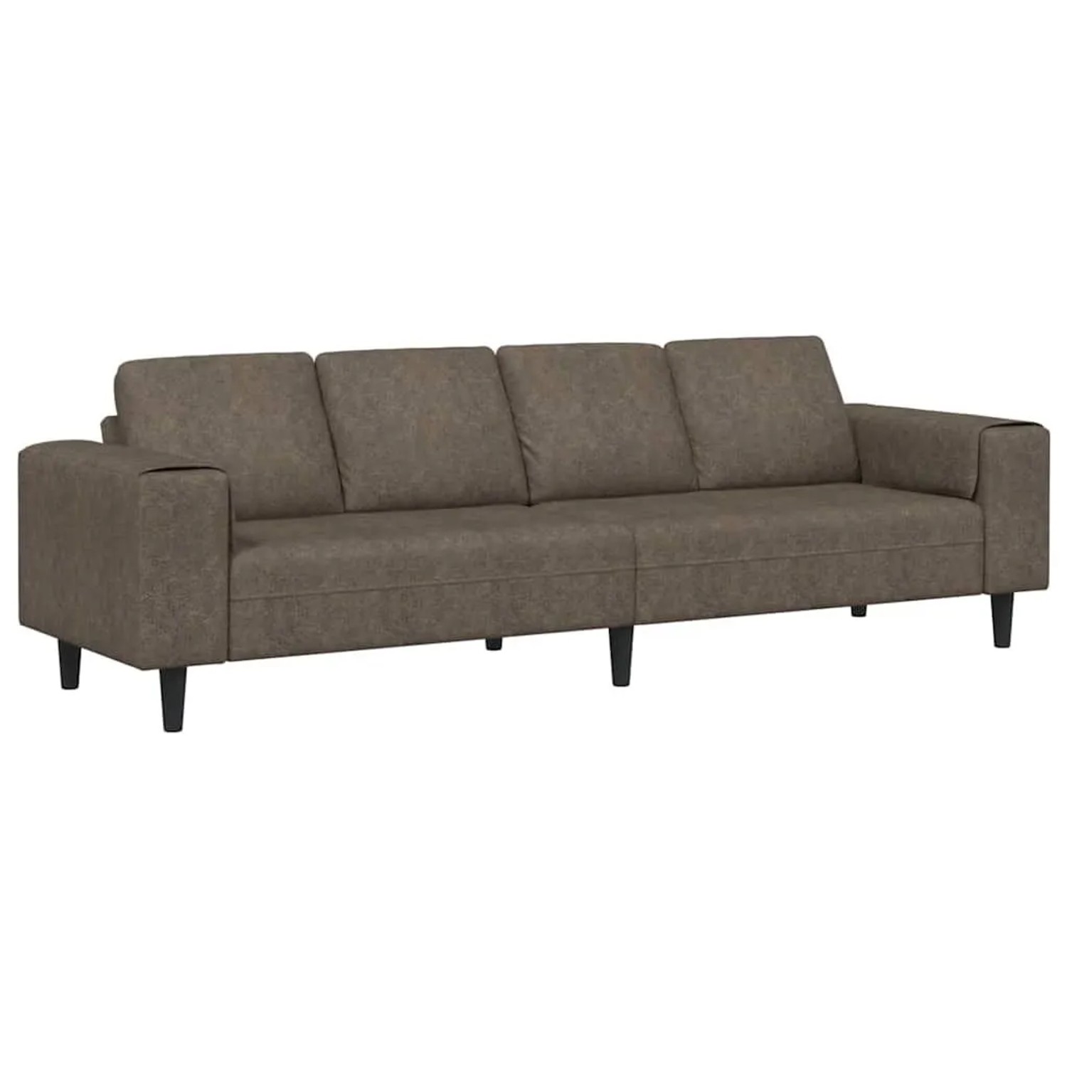 vidaXL Wohnzimmer Couch Dunkelgrau 250 x 77 x 76 cm 3335110