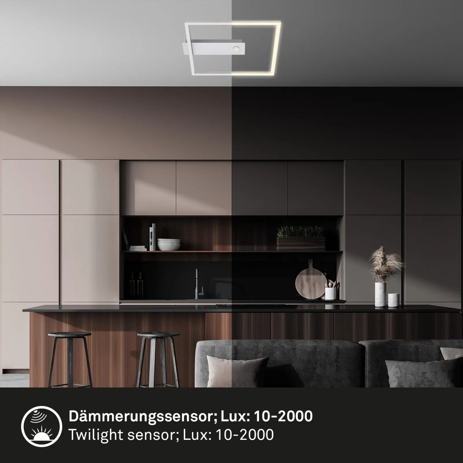 Led Deckenleuchte Mit Bewegungsmelder Und Dammerungssensor
