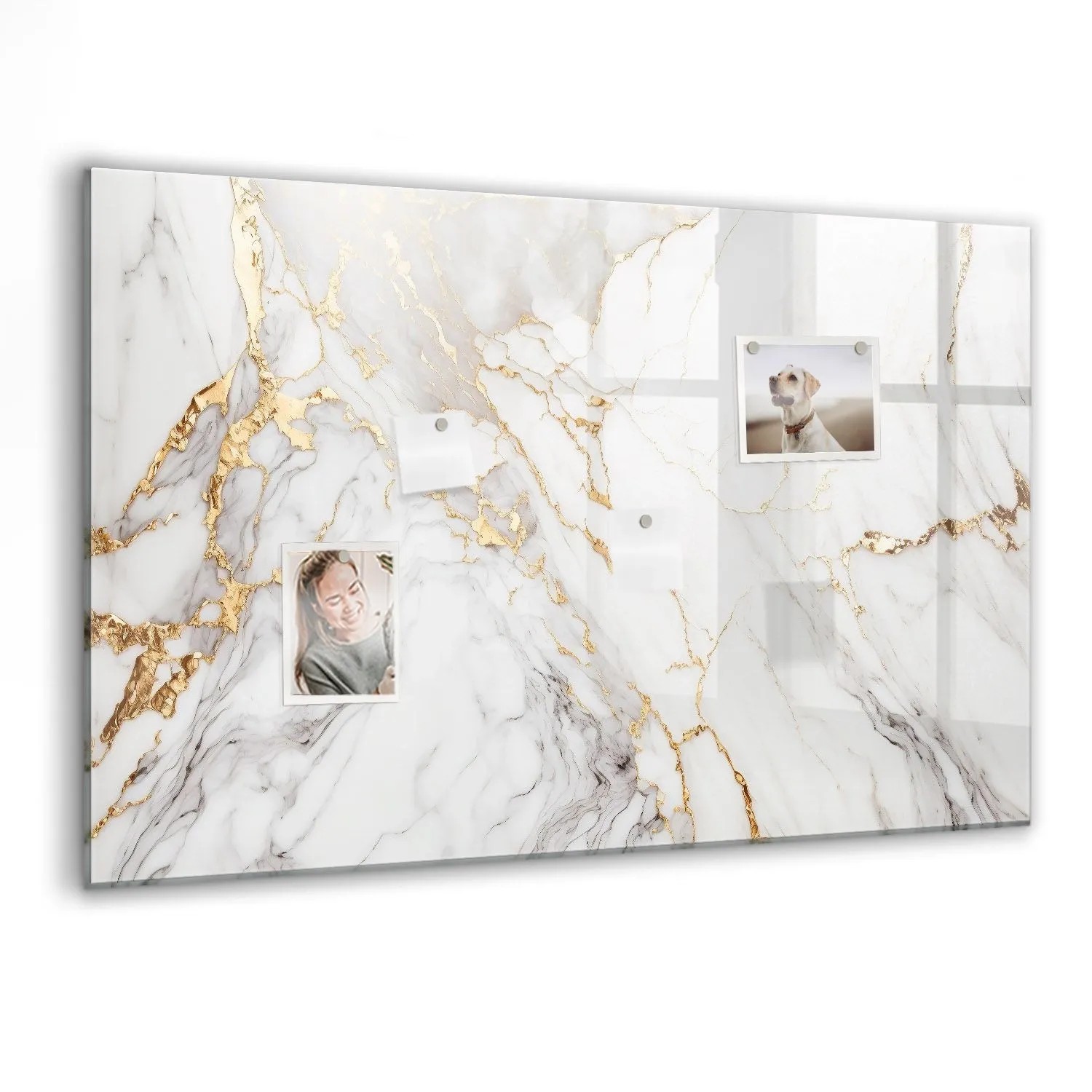 Tulup Magnettafel Beschreibbar Dekorativer Marmor 90x60 cm Magnettafel Küch günstig online kaufen