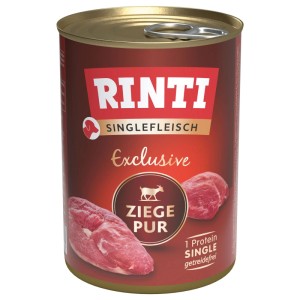 Rinti Hunde-Nassfutter Singlefleisch Exclusive Ziege 400 g