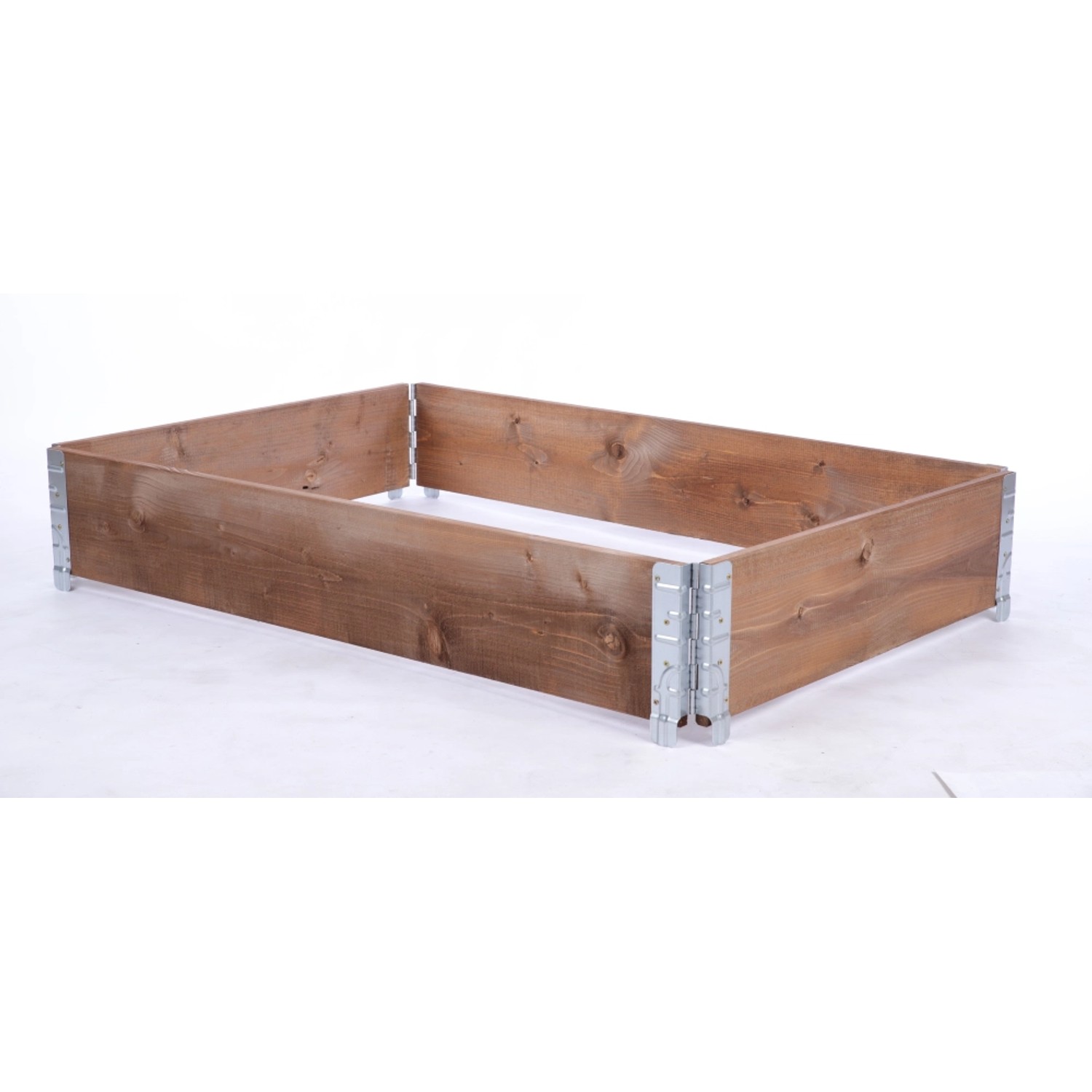PROREGAL Hochbeetkisten GrowBox HxBxT 20x120x80cm 1 Ebene Holz Braun günstig online kaufen