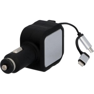 Cartrend Multi-USB-Ladestecker für Auto mit Micro USB/Lightning Kabel.