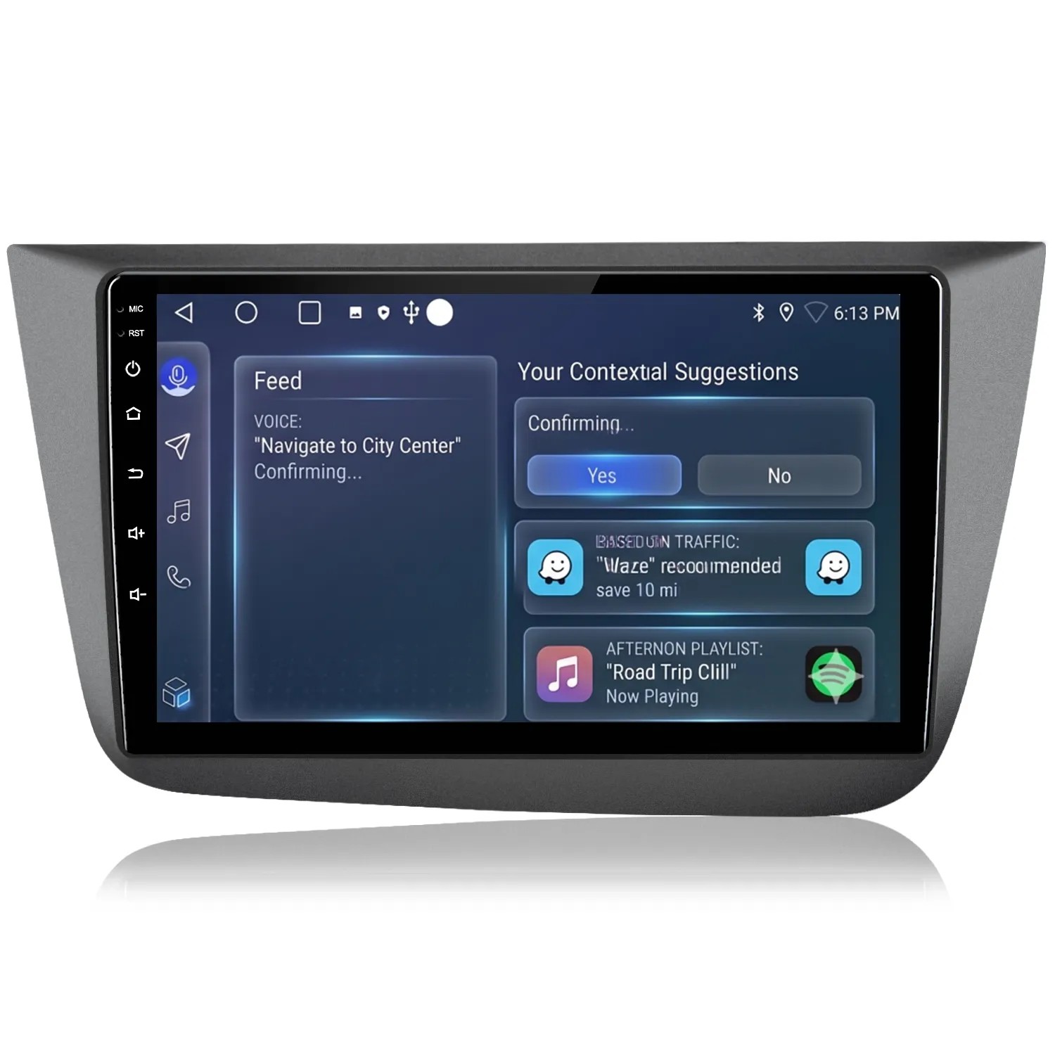 Image of Junsun 9 Zoll Autoradio Für Seat Altea XL 2004 To 2015 Und Toledo 2004 To 2009