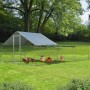 Costway Freilaufgehege Hühnerhaus mit Dach & Tür & Riegel 3 x 6 m_4