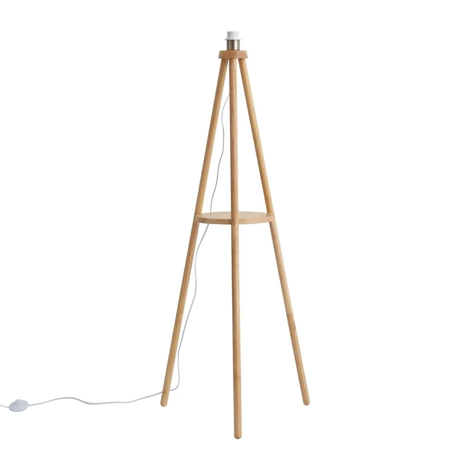 QAZQA Skandinavische Stativ Stehlampe Holz Lou