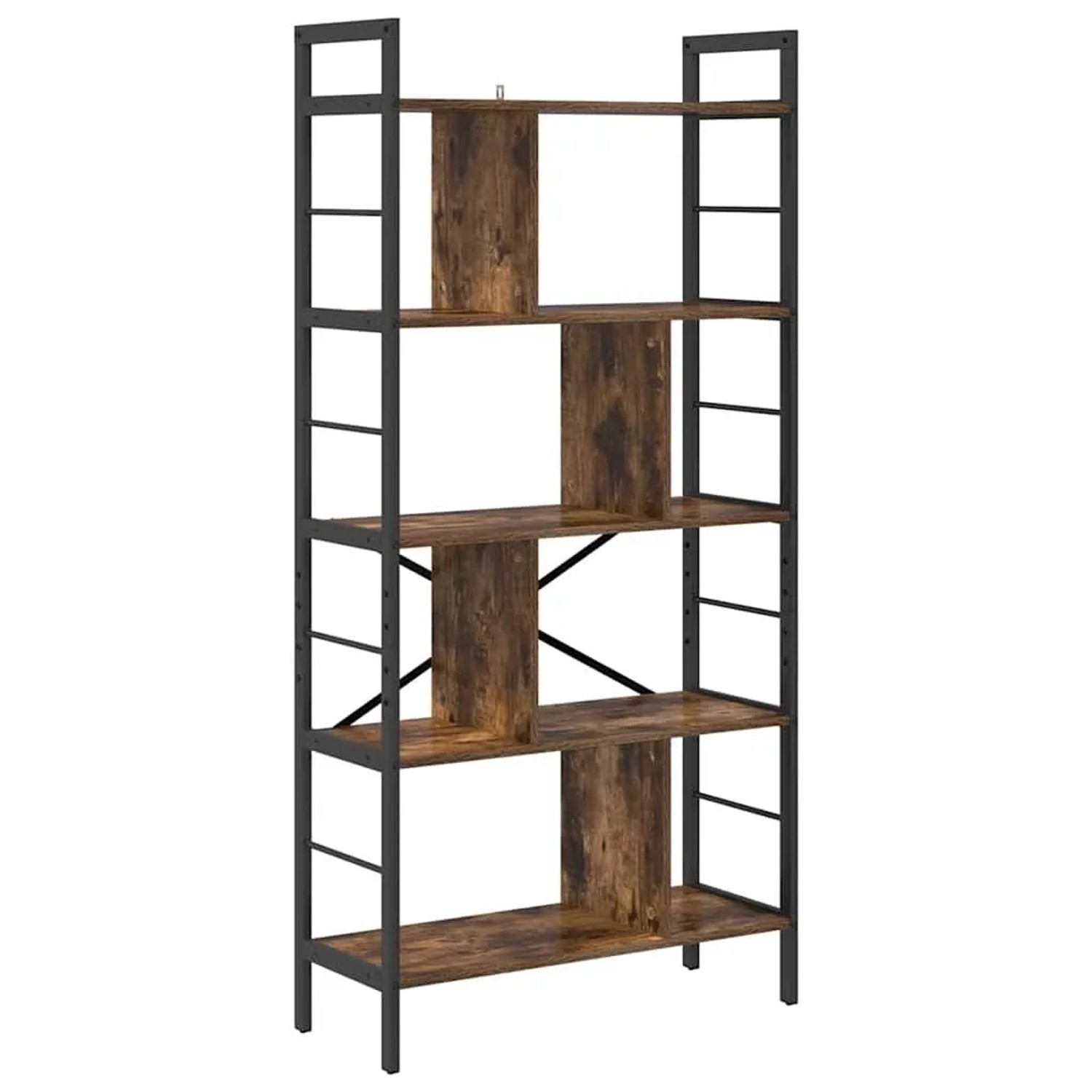 vidaXL Bücherregal Geräucherte Eiche 75 x 30 x 156 cm Holzwerkstoff 883960 günstig online kaufen