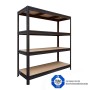 KARAT Schwerlastregal Weitspannregal - Schwarz - Gesamtlast 1500 kg - 177 x 160 x 60 cm_2