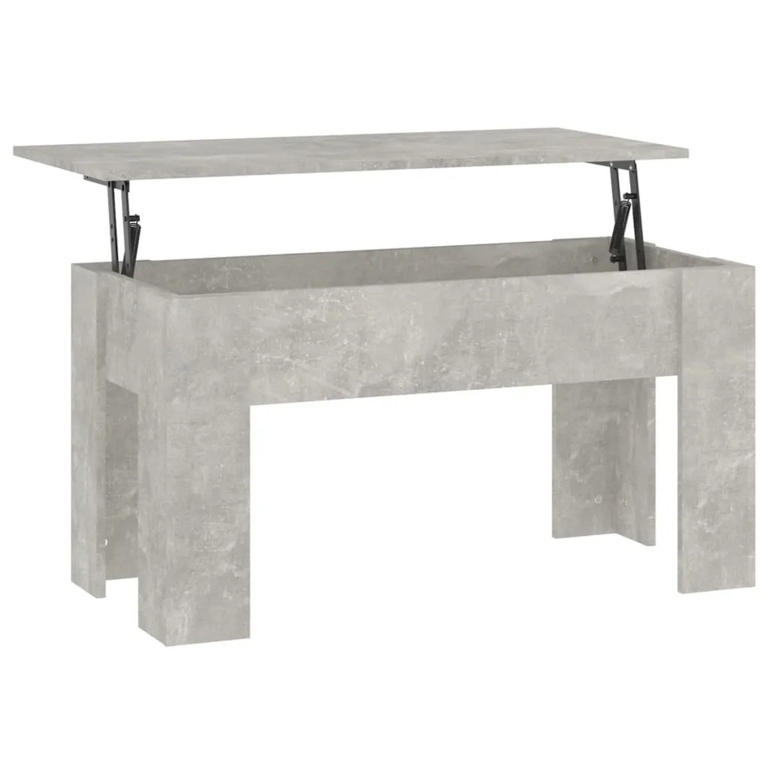 vidaXL Couchtisch Betongrau 101x49x52 cm Holzwerkstoff 809687