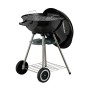 Relaxdays Kugelgrill Stahl Edelstahl Schwarz Fahrbar Mit Deckel 77 cm x 44 cm x 51 cm 3,4 kg_5