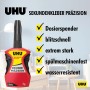 UHU Sekundenkleber Präzision, 3g Flasche mit Dosierspitze, für präzises Kleben.
