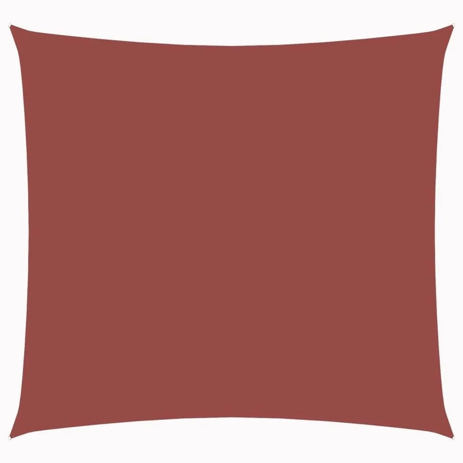 Furnicato Sonnensegel Oxford-gewebe Quadratisch 25x25 M Terrakottarot