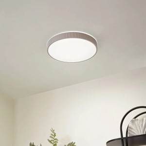 Lindby LED Deckenleuchte Zylo 10041631 in Alu 1-flammig Wohnzimmerleuchte