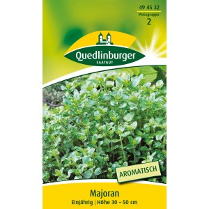 Quedlinburger Majoran Samen: Aromatische Würz- und Heilpflanze für den Garten.