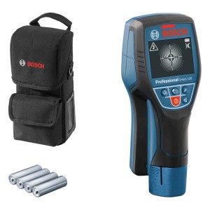 Bosch Professional D-tect 120 Ortungsgerät mit Tasche und Batterien zur Metall- & Kabelortung.