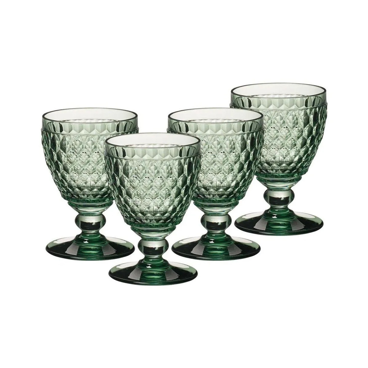 Villeroy & Boch Boston Coloured Weißweinglas 125 ml 4er Set Grün