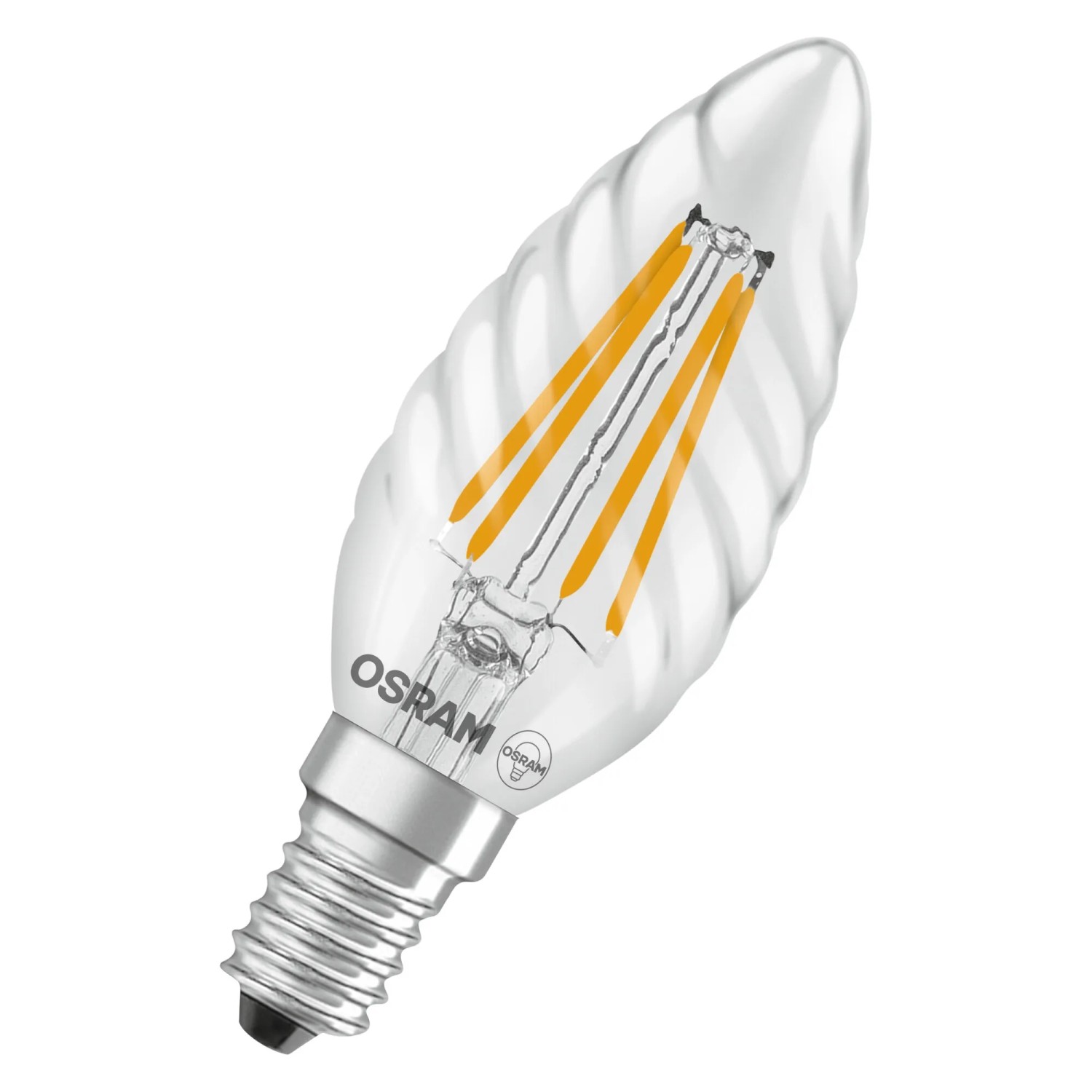 Osram LED-Leuchtmittel E14 Kerzenform 3,4 W 470,m Klar 10 cm x 3,5 cm