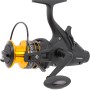 Westline Futura Angelrolle NG Runner 4000, schwarz/gold, für ambitionierte Angler.
