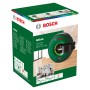 Verpackung des Bosch Atino Linienlasers mit integriertem Maßband.