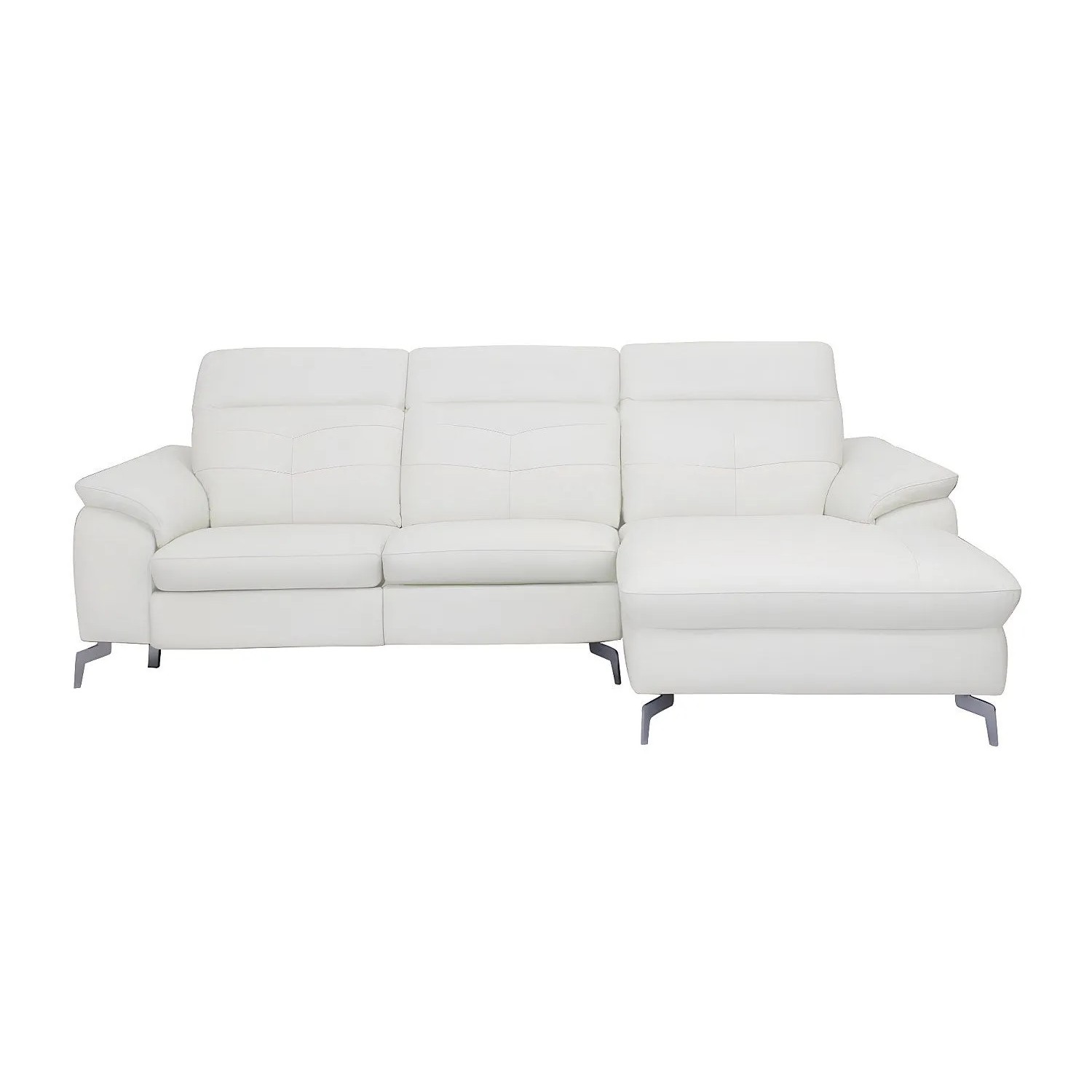 Vente-unique Relaxsofa Lismore Weiß 250 cm