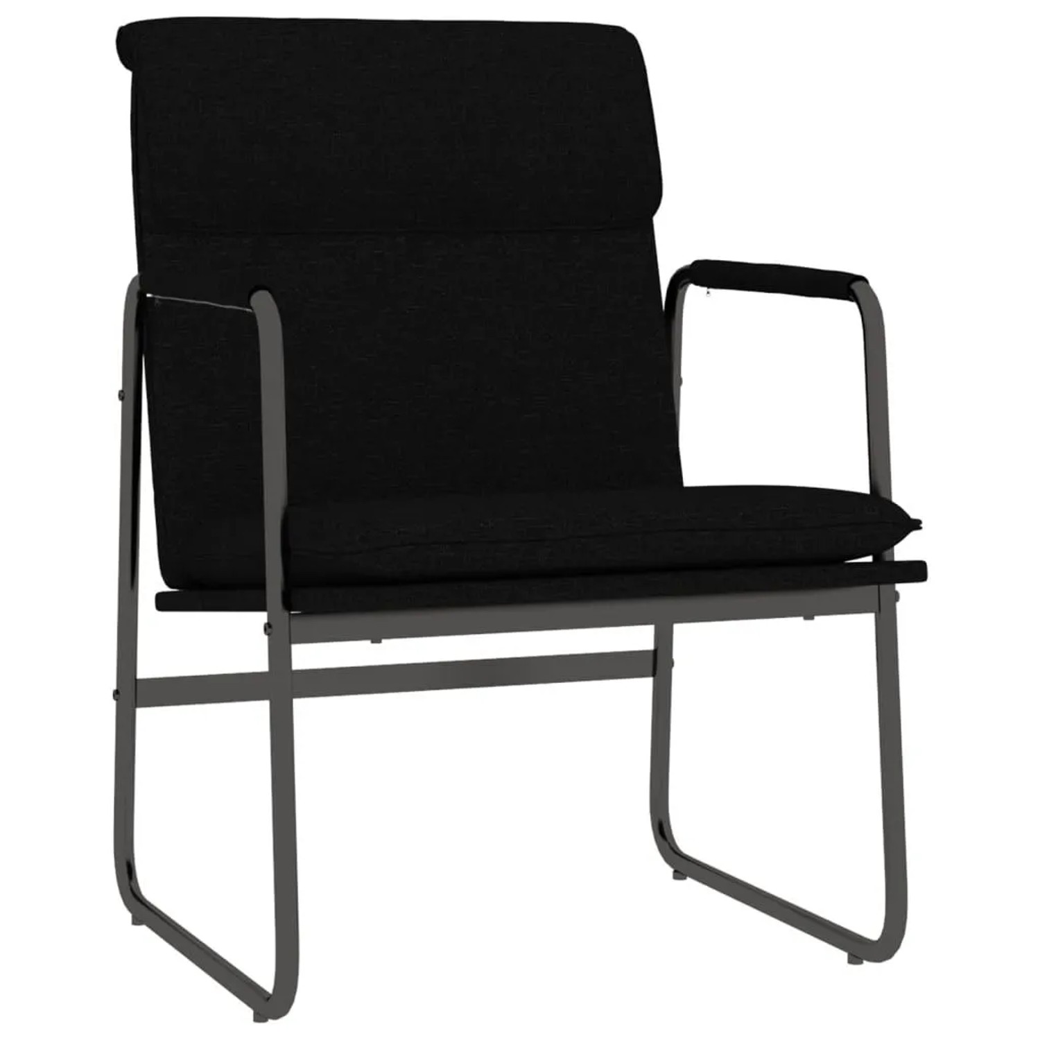 vidaXL Loungesessel Schwarz 55x64x80 cm Stoff 351344