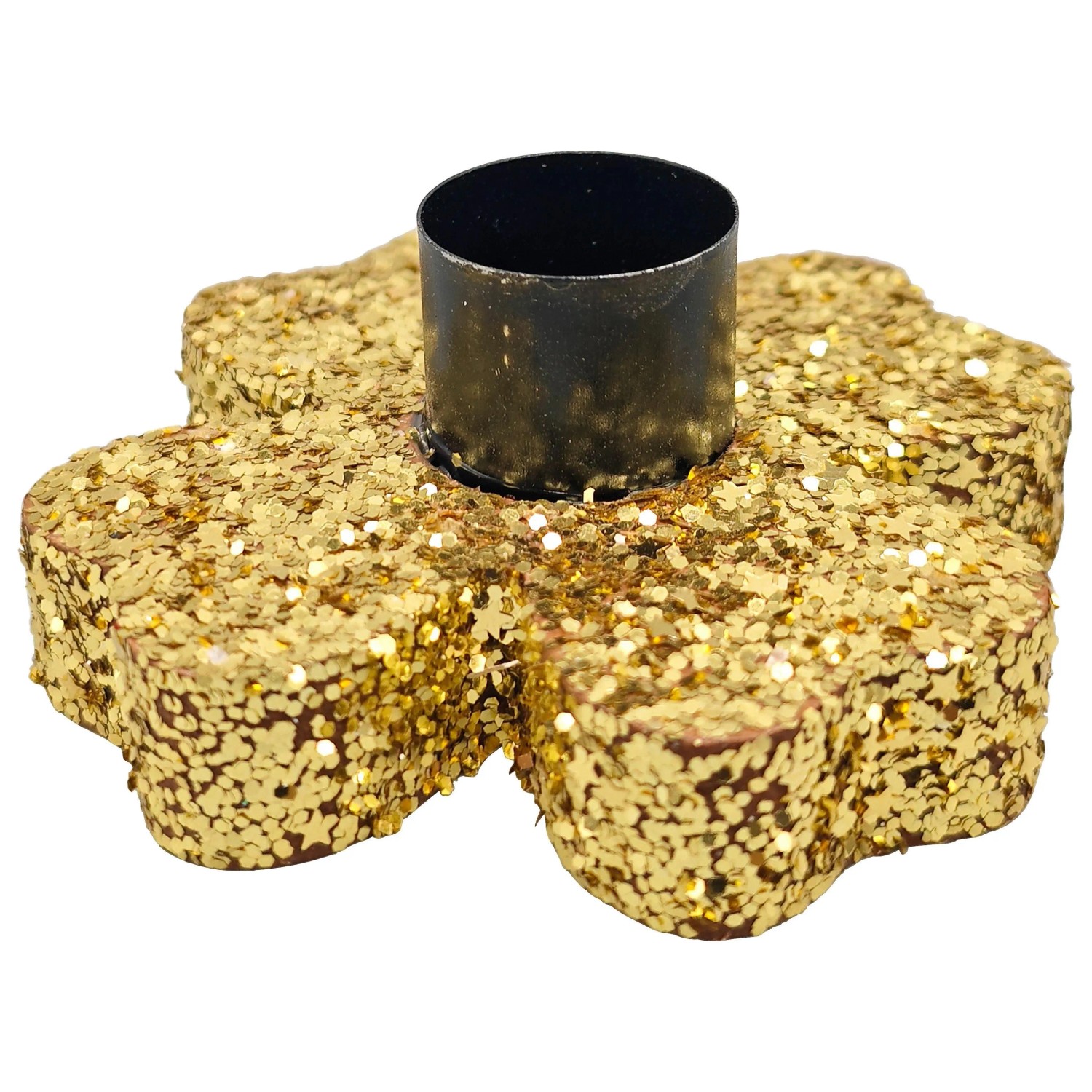 Mömax Kerzenhalter Goldie Schwarz/Goldfarben