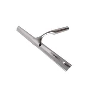 Euroshowers Duschabzieher Edelstahl 25 cm Selbstklebend ohne Bohren