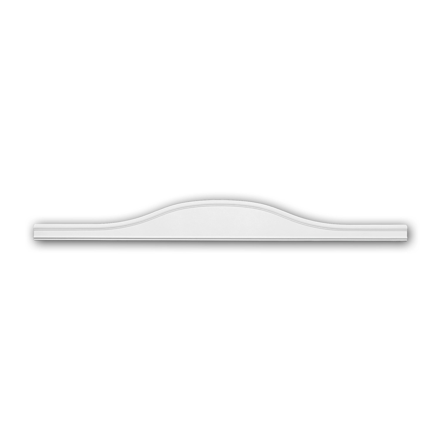 Thumbnail - PROFHOME 154004 Pediment Türumrandung Stuckdekor aus Polyurethan 208 cm x 23,5 cm x 2,6 cm Weiß