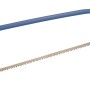 LUX Bügelsäge Holz 530 mm Comfort mit blauem Rahmen und Metallsägeblatt.