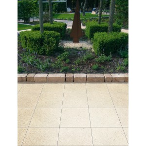 Diephaus Terrassenplatte Mirador Karamell-Beige, 40x40 cm. Gehwegplatten im Garten.