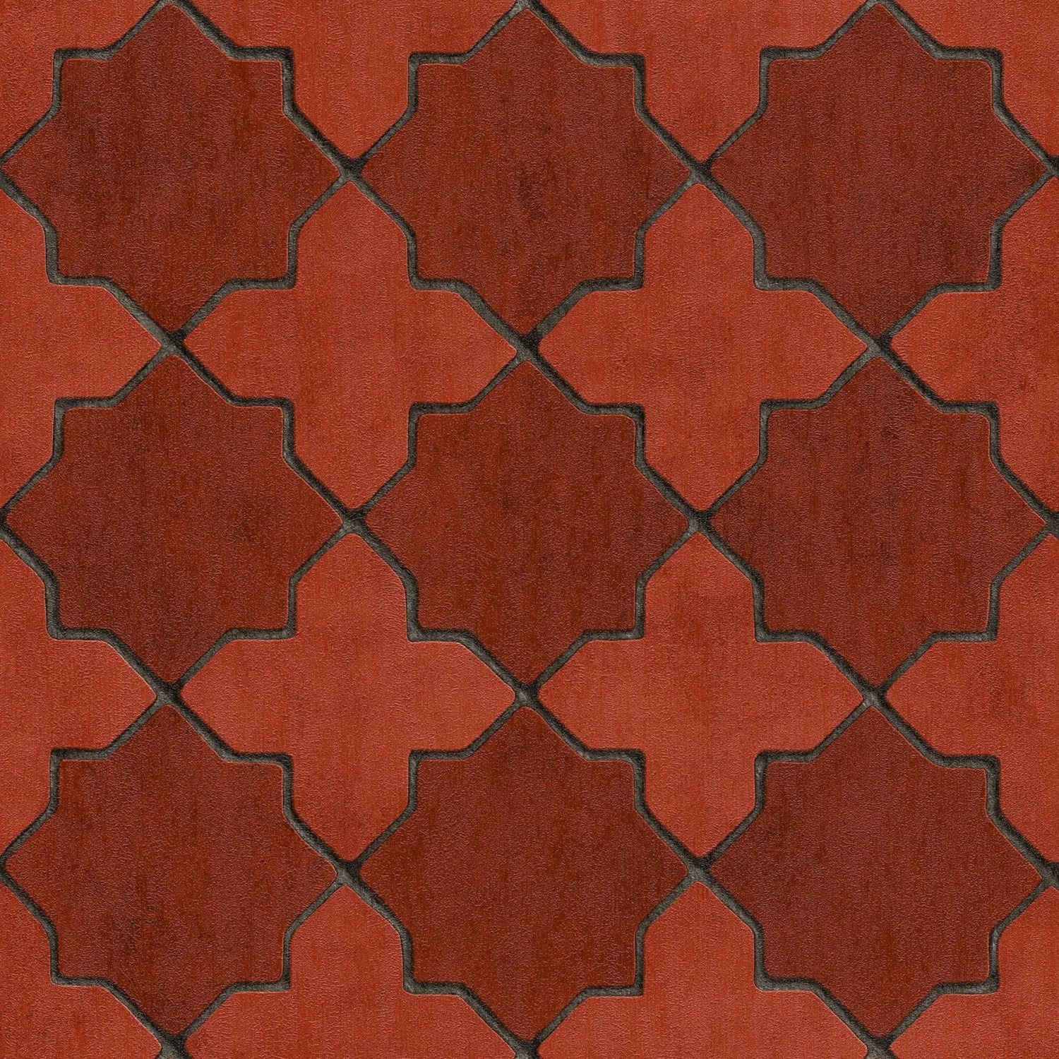 Tadessi Tapete Grafisch M1-No.412 Vliestapete in Rot
