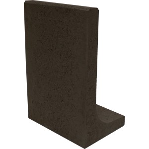 EHL L-Stein unbewehrt, anthrazit, 30x40x50 cm, zur Beet- und Raseneinfassung.