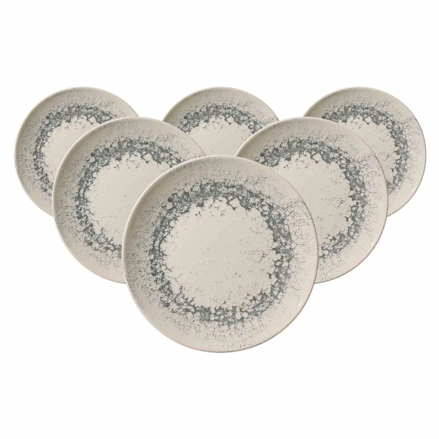 Ritzenhoff & Breker Cecina Dessertteller 20,5 cm 6er Set Graphit