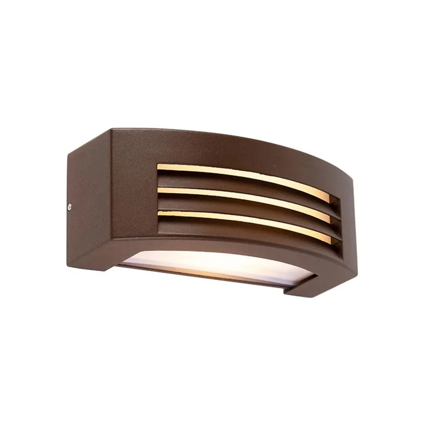 Qazqa Moderne Wandleuchte RostBraun IP44 Hurricane 1