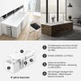 Bad Land Rechteck Badewanne BONA 160x70 mit Zubehör und zwei Design-Beispielen.
