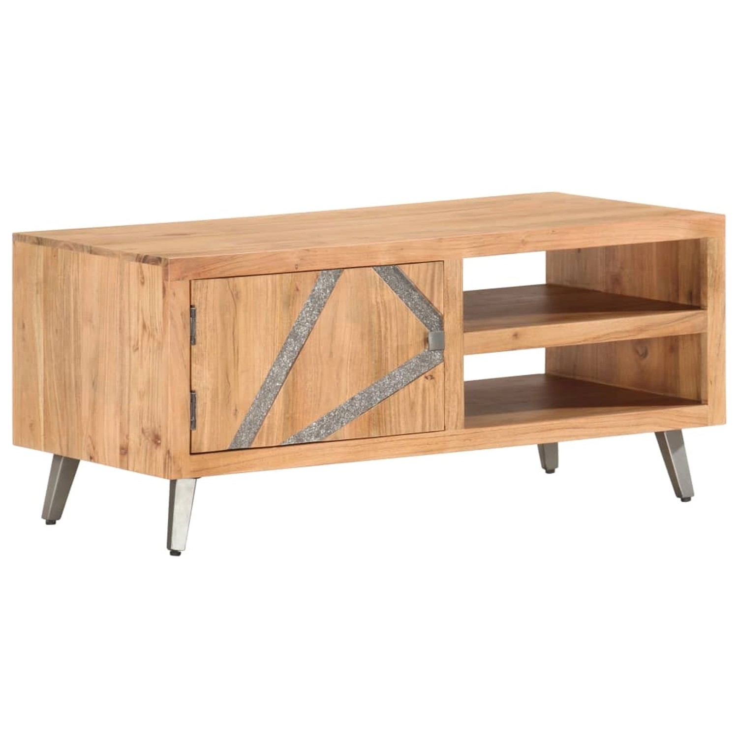 vidaXL Couchtisch 90×45×40 cm Massivholz Akazie 286548 günstig online kaufen