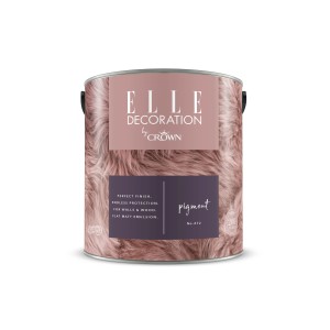 ELLE DECORATION by Crown Wandfarbe Pigment No. 472, matte, 2,5 Liter Dose.