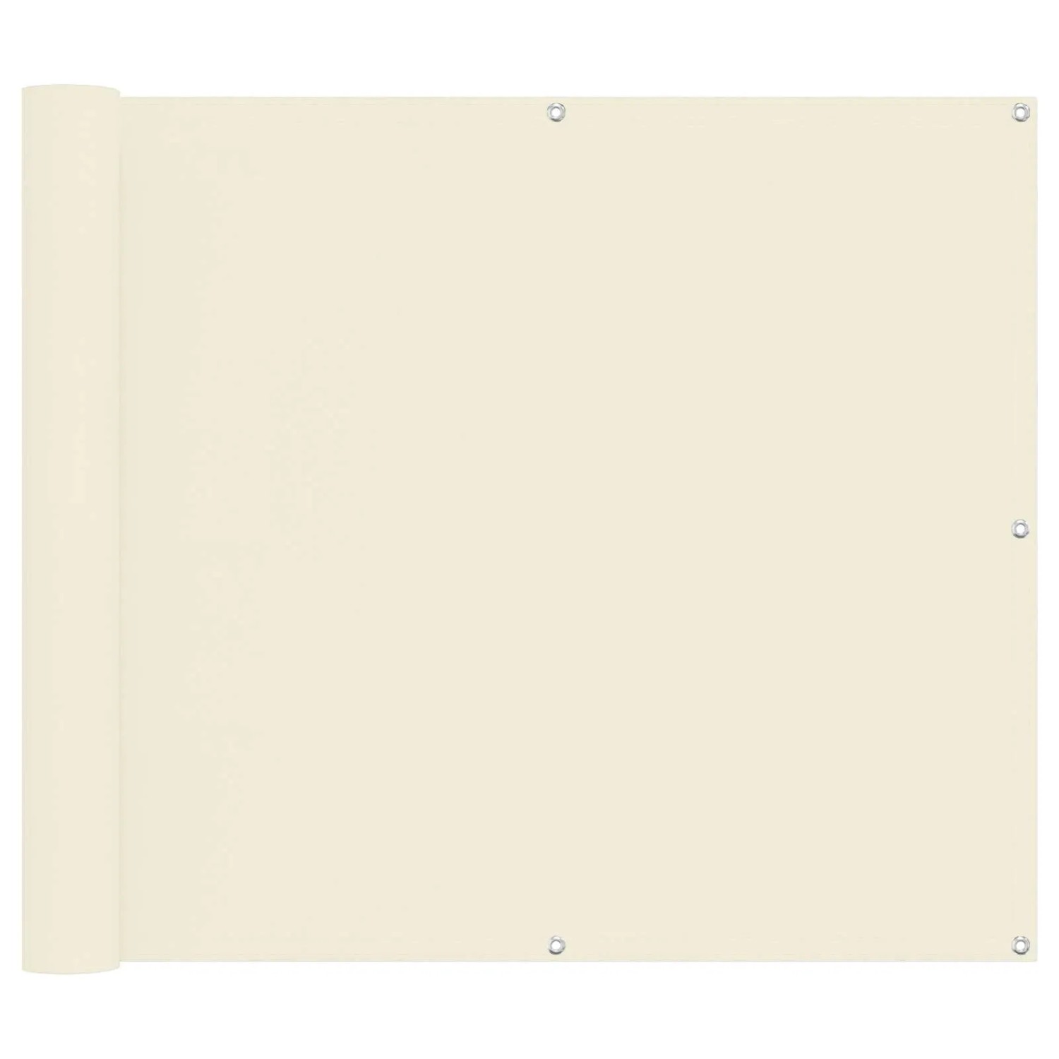 vidaXL Balkonsichtschutz PU-beschichtetes Oxford-Textil Alu 42030695